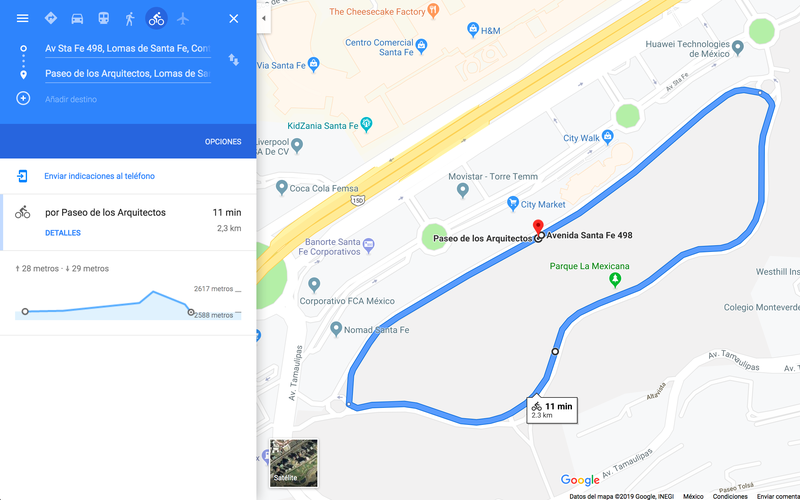 Even if it’s the shortest, the elevation change is the steepest. and it has a dedicated bike lane the entire way, This one is also in the place with the “best” air quality.